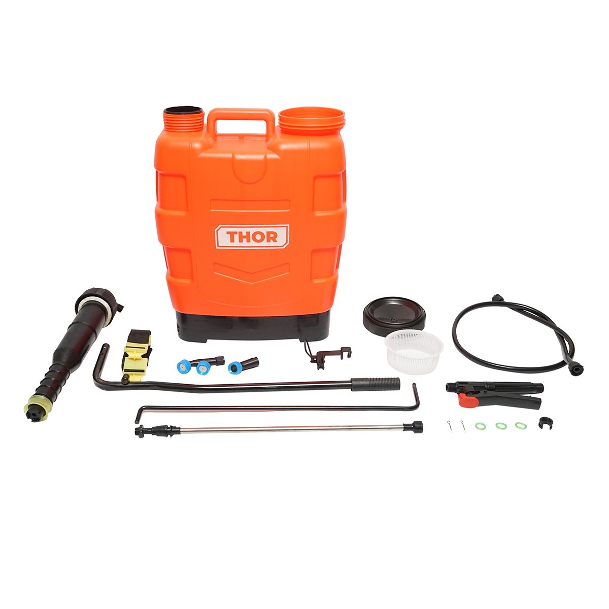 Pompa de stropit vermorel, manual cu rezervor 20L, 2 duze interschimbabile THOR